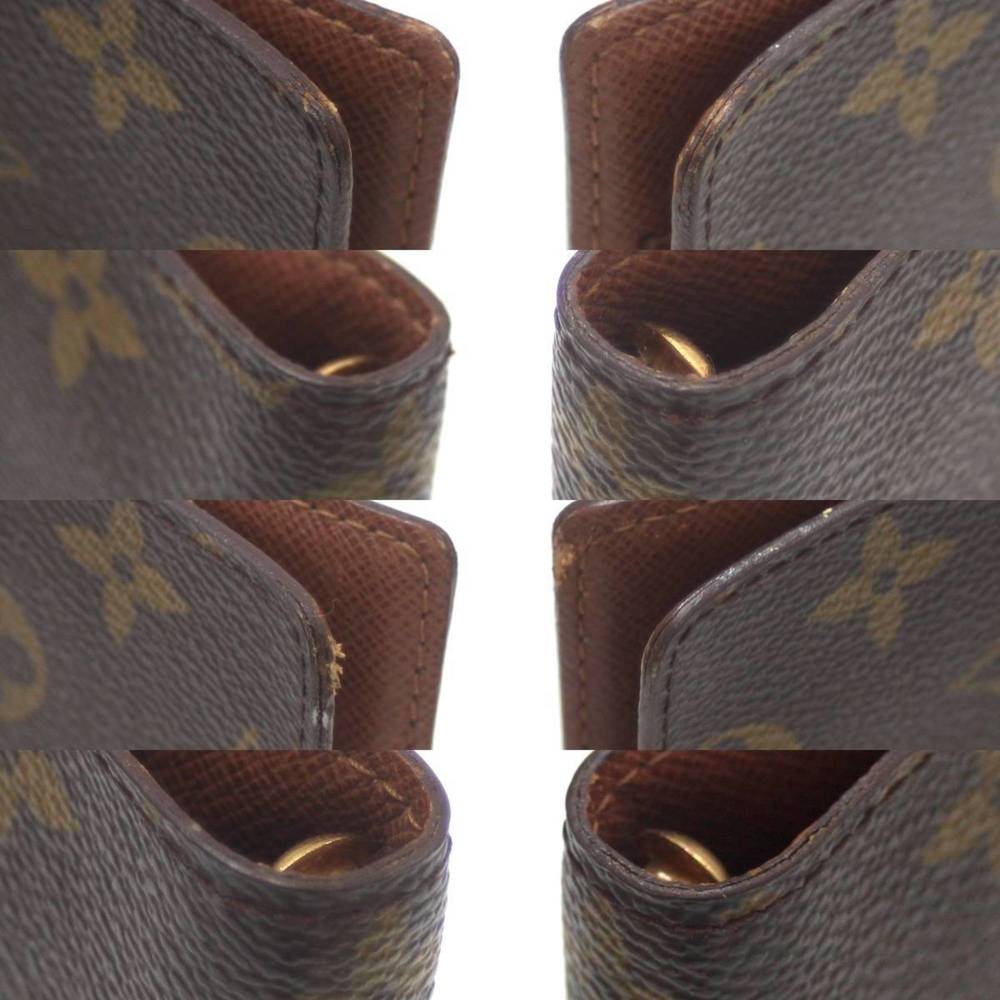 Louis Vuitton Monogram Canvas Snap-Closure Card Holder in Brown and Gold - Picture 5 of 10